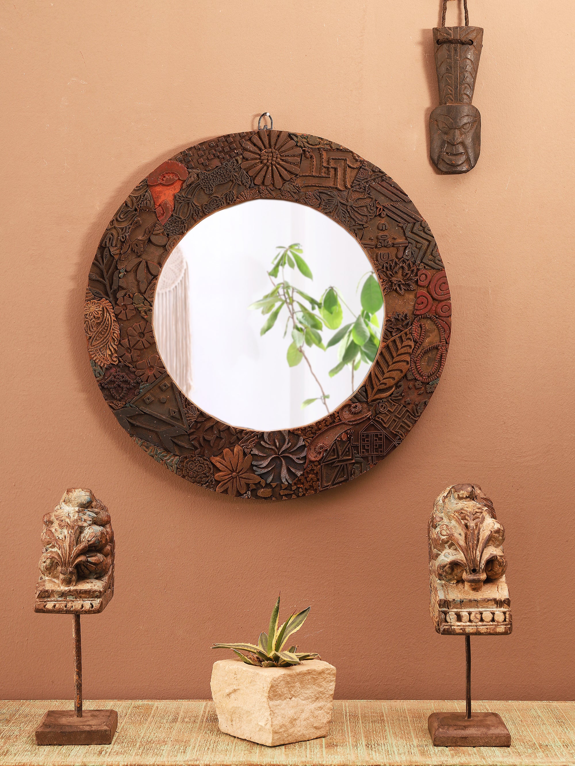 Mudrika Mirror (Round)